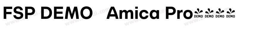 FSP DEMO   Amica Pro字体转换